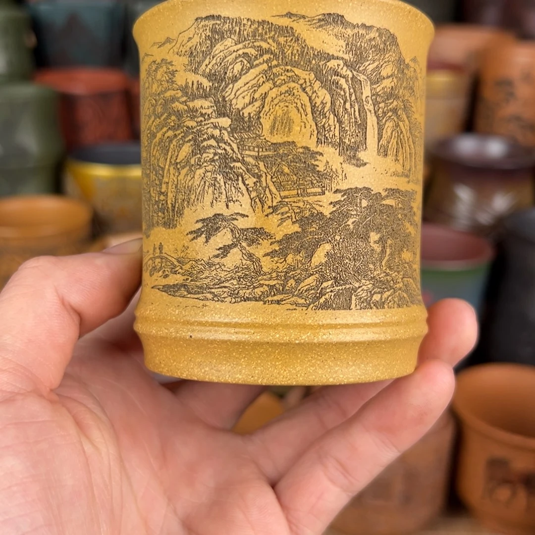 紫砂茶杯紫砂主人杯