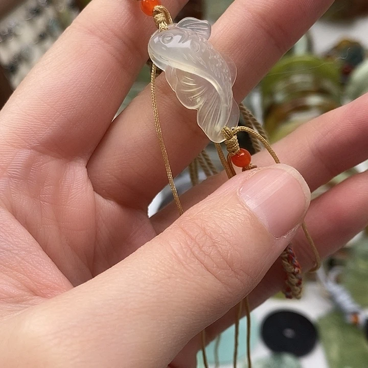 蛇纹石玉手链未镶嵌