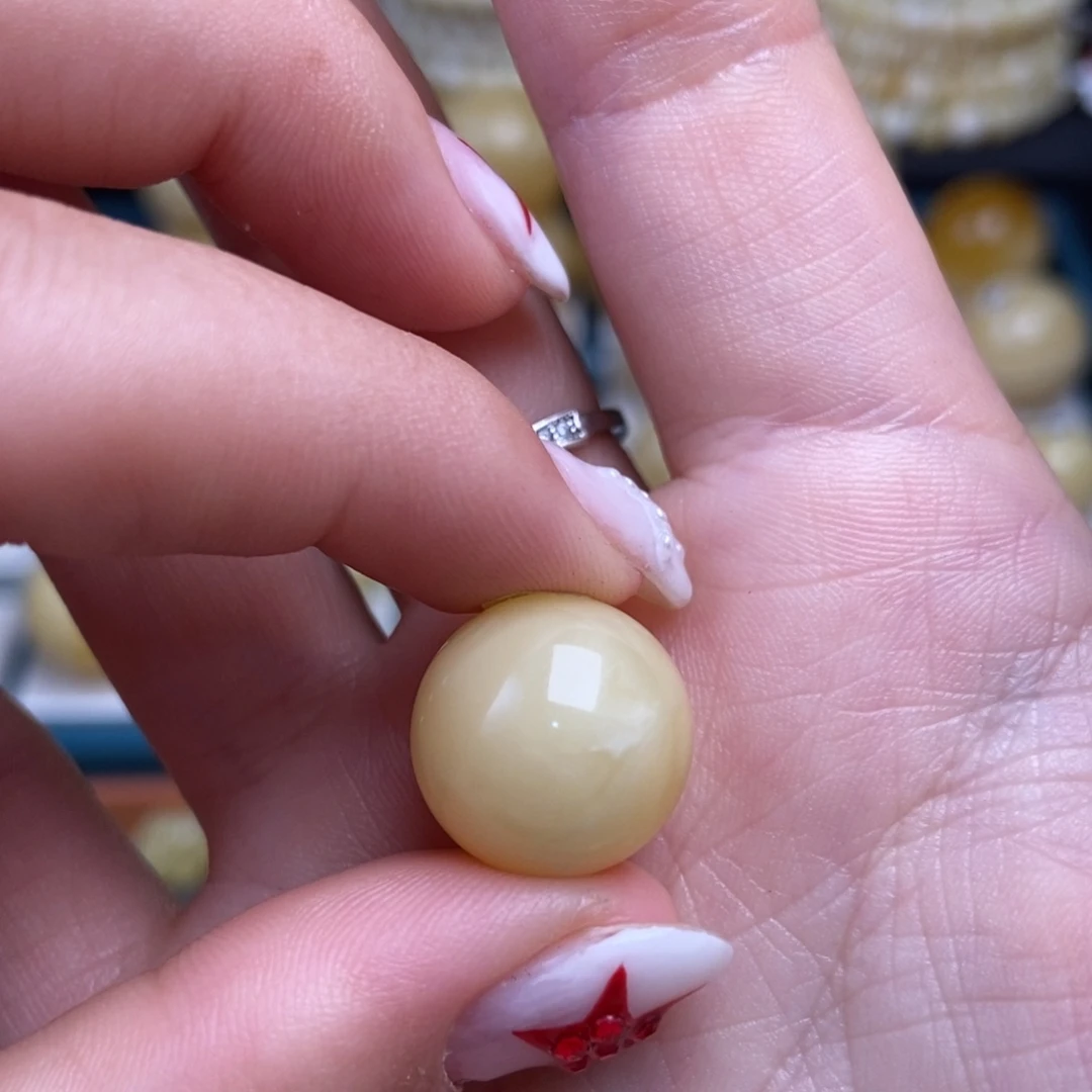 蜜蜡未镶嵌珠宝奇石14.7mm