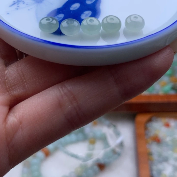 翡翠散珠鼓珠一手