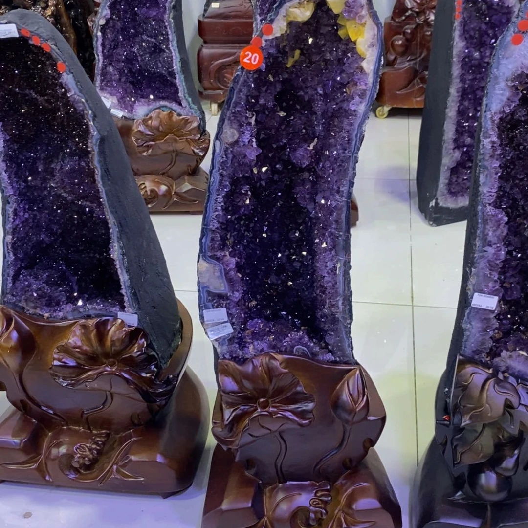 未镶嵌大型摆件（非配饰）紫晶