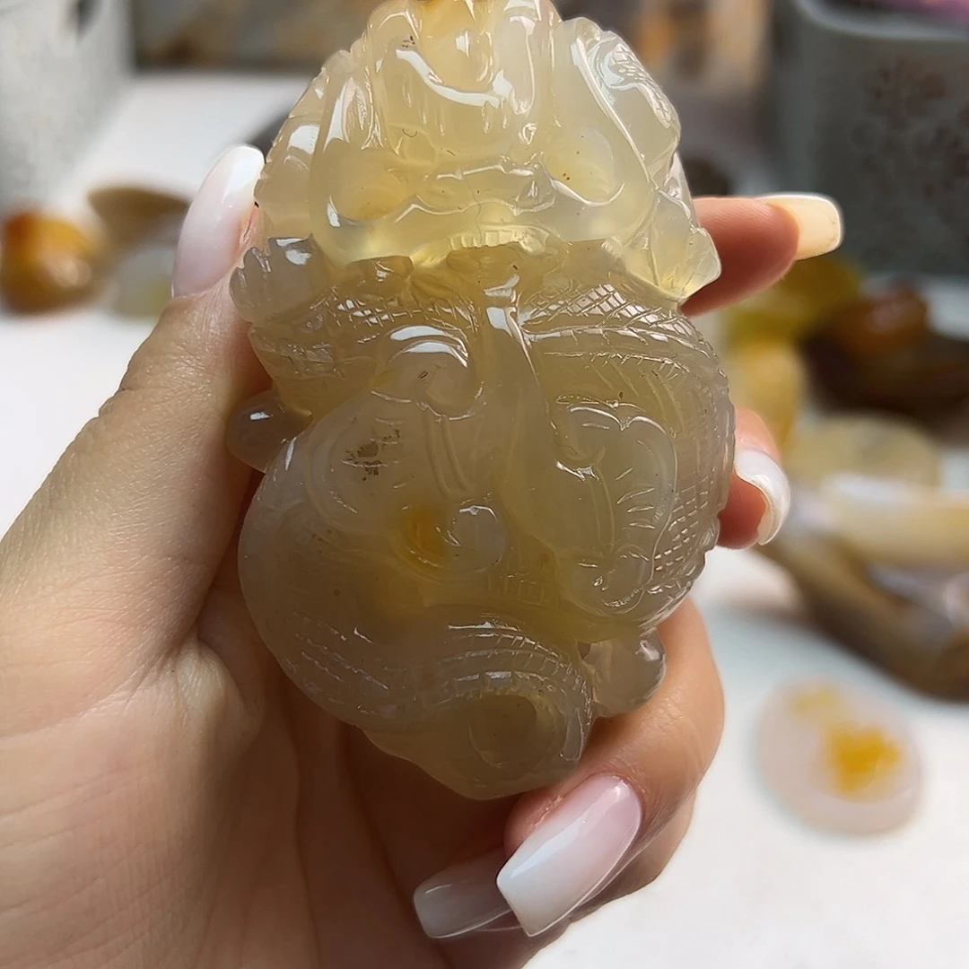玛瑙/玉髓未镶嵌吊坠(不含链)