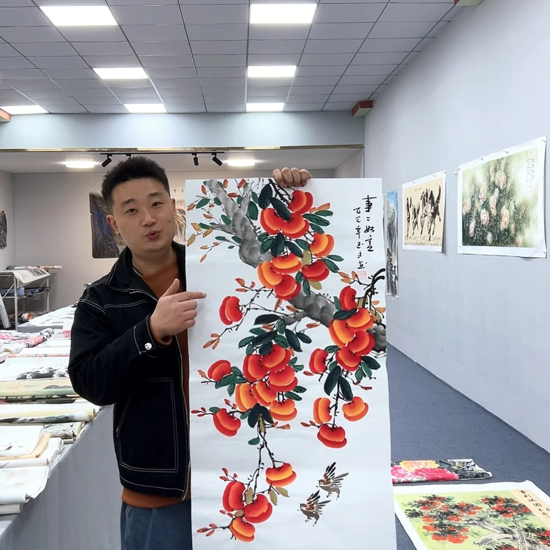 国画国画作品宣纸纯手绘