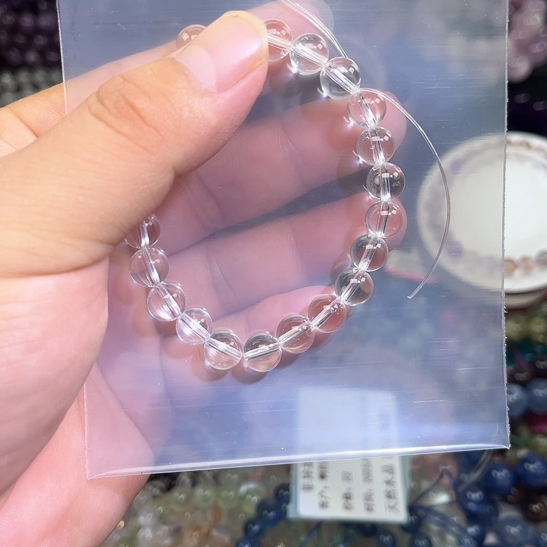 水晶手链未镶嵌啊*君天然水晶未镶嵌