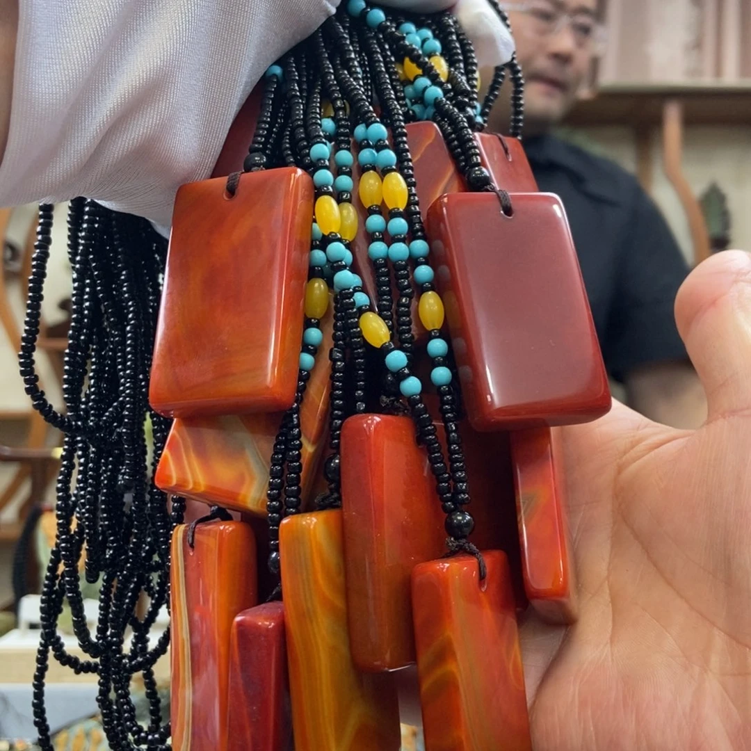 南红玛瑙无事牌（多样性发一件）未镶嵌