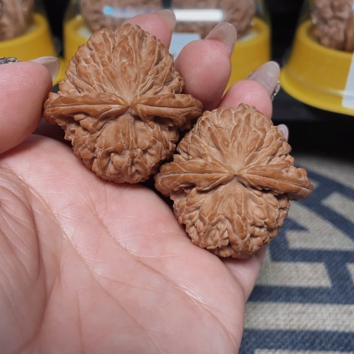 文玩核桃把件@*白狮子43