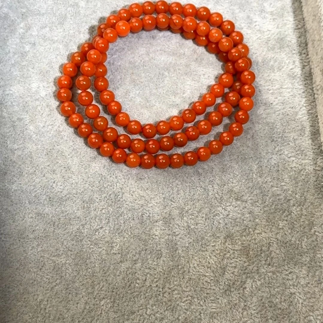手链未镶嵌南红玛瑙素圈