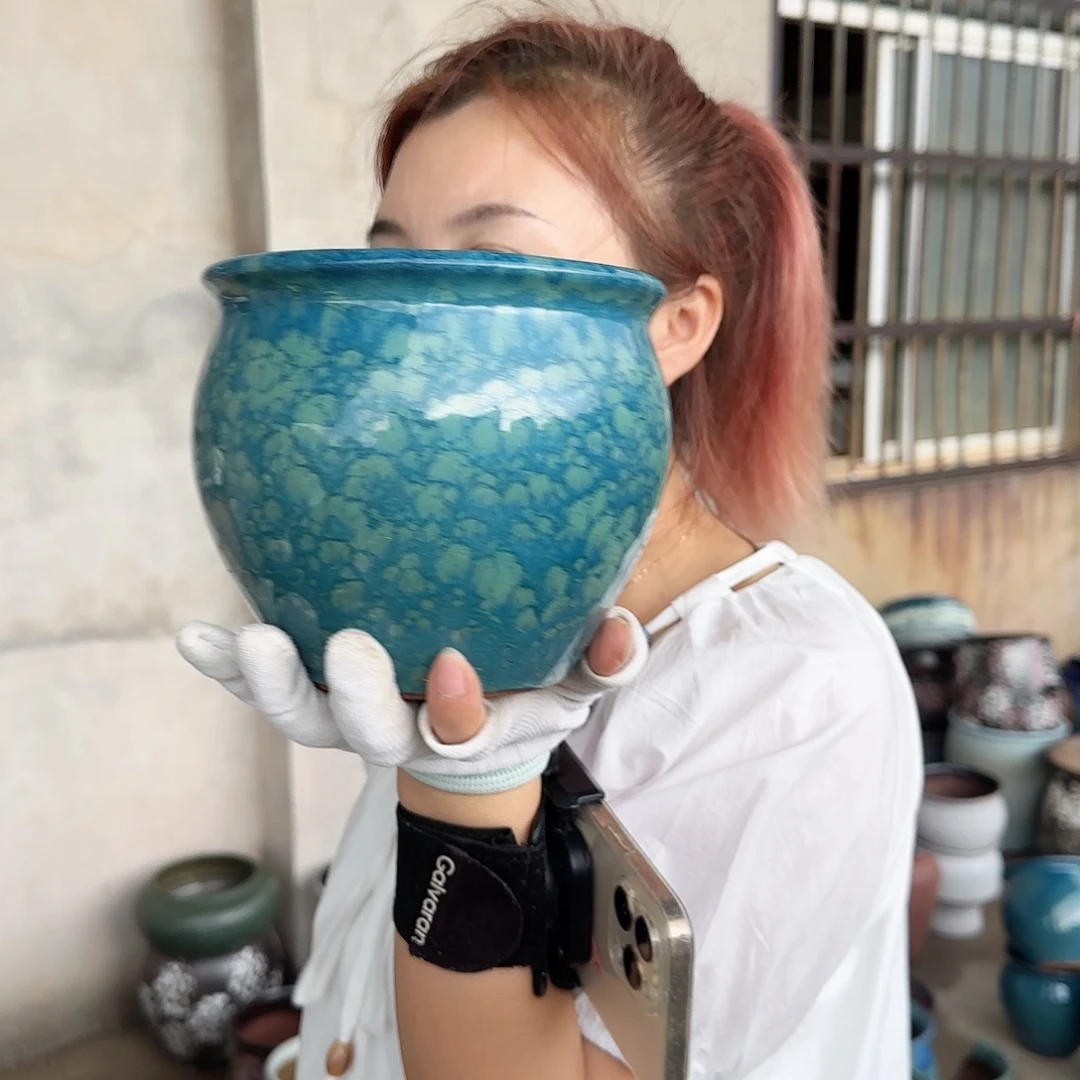 紫砂花盆王嫂花盆直播0802-157