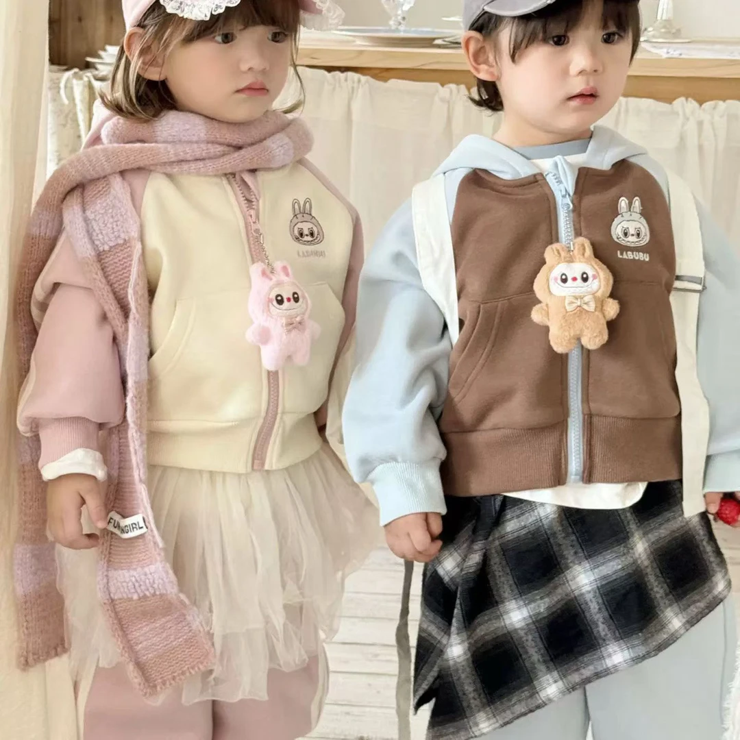 秋冬加厚宝宝卫衣外出套装时尚洋气链接