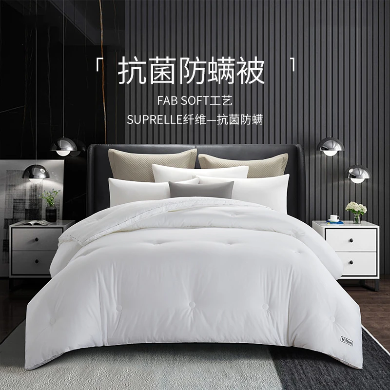 酒店长绒棉冬被纯棉春秋被子被芯加厚空调被四季学生隔水