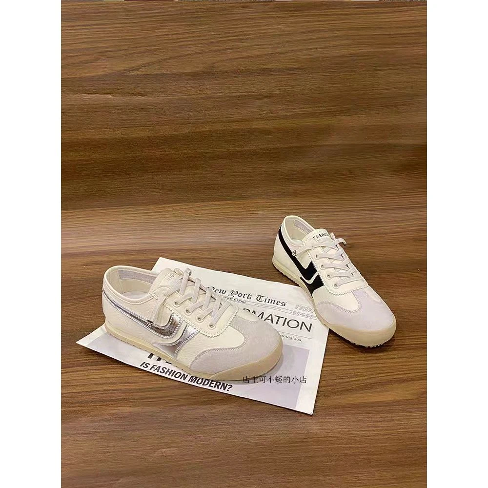 百搭运动德训鞋新款舒适休闲鞋复古小白鞋板鞋H10-3045