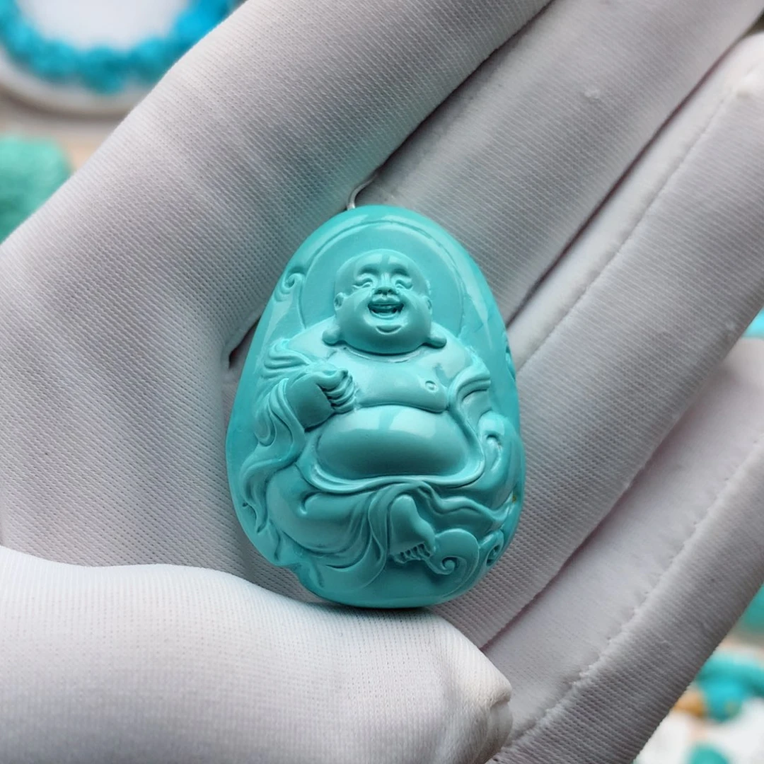 绿松石珠宝奇石未镶嵌