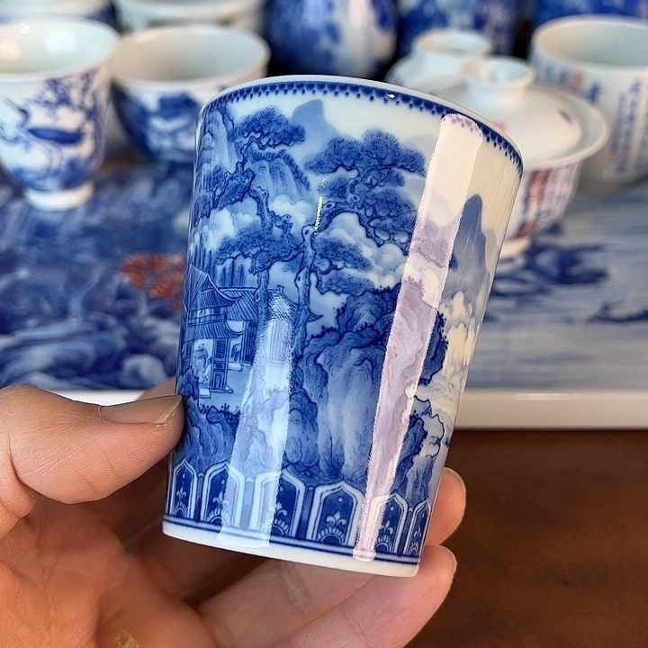 瓷片景德镇全手工手绘陶瓷