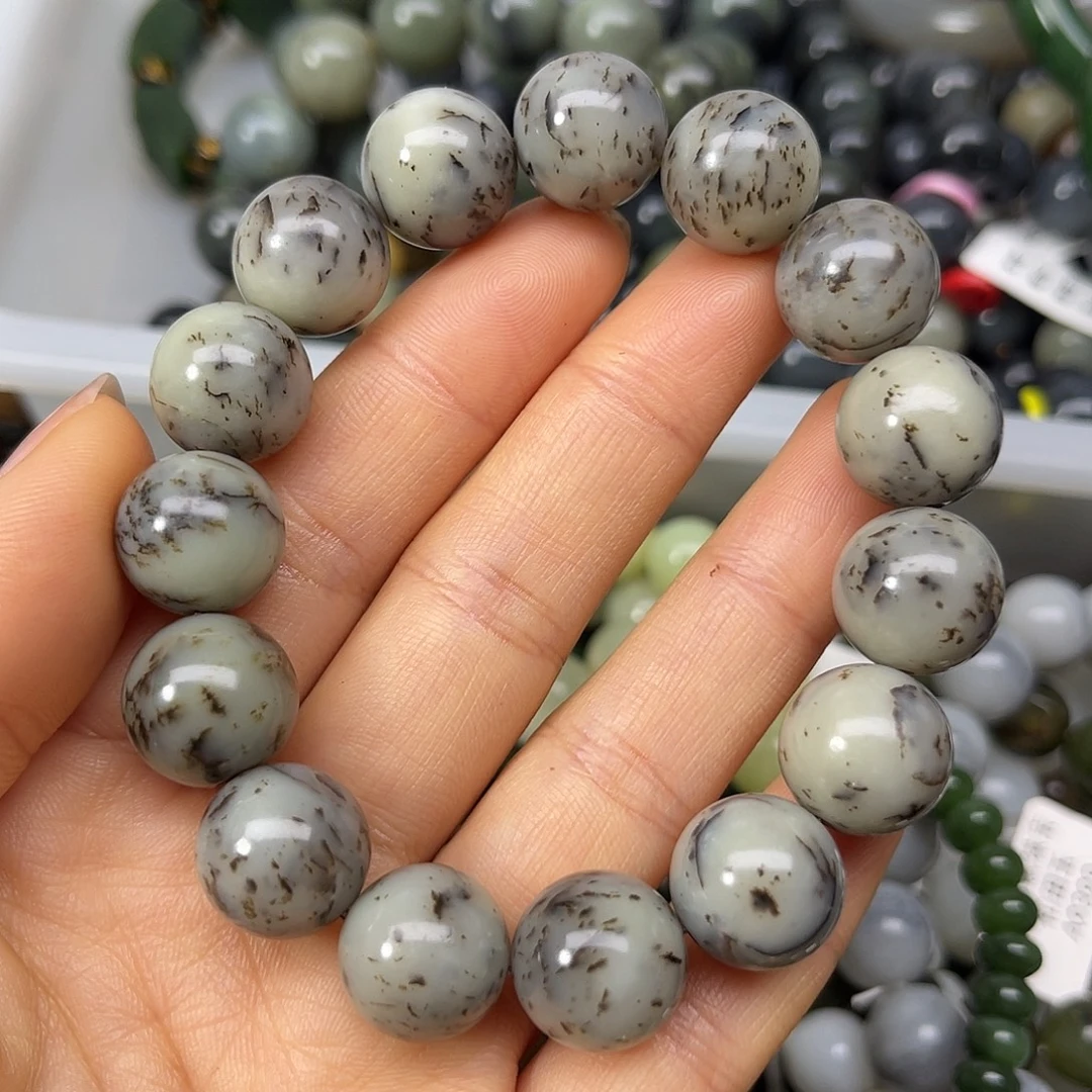 和田玉未镶嵌手链