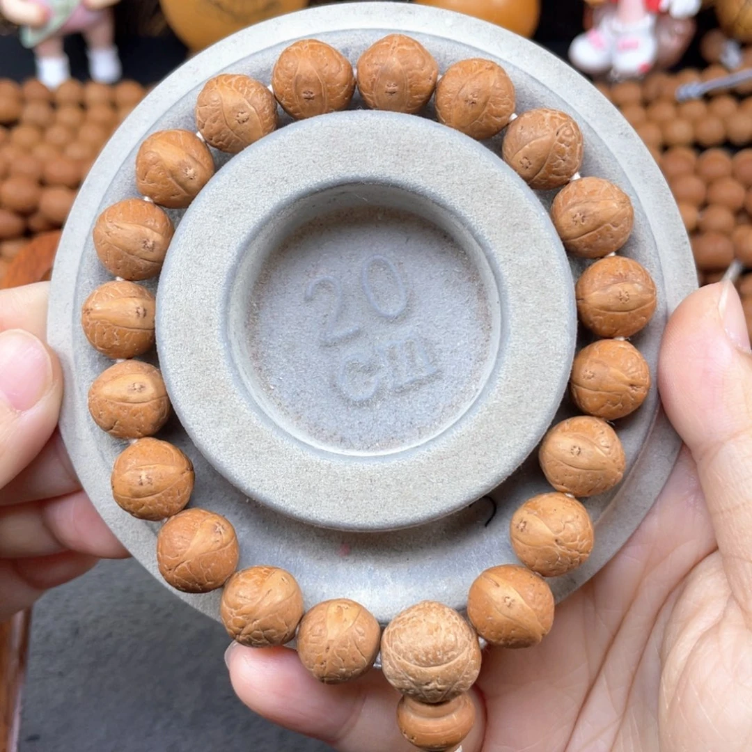 凤眼菩提手串L396-K03凤眼菩提小13+同树大眼睛