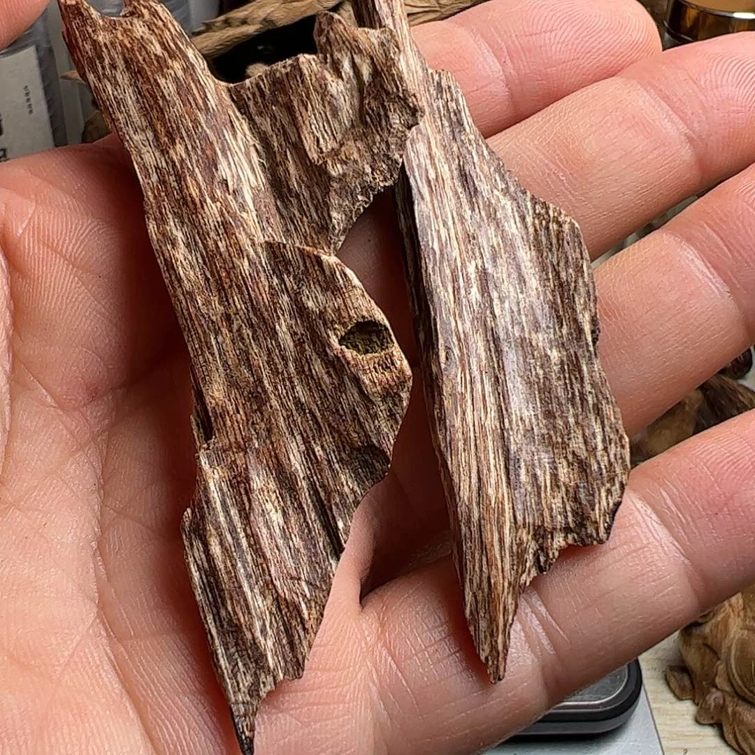 沉香碎屑沉香都蓬沉香虫漏5.4克