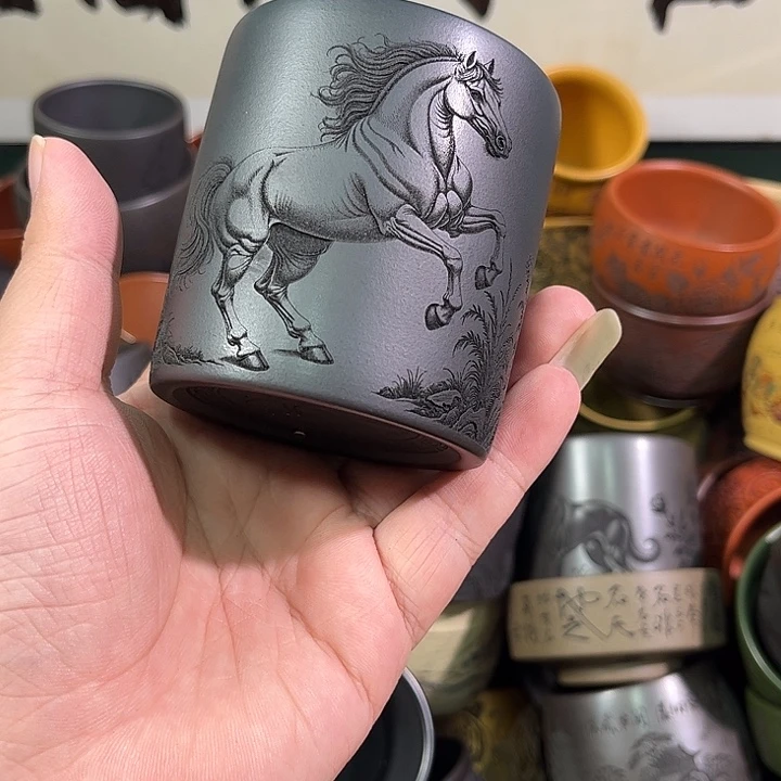 茶杯紫砂全手工紫砂主人杯