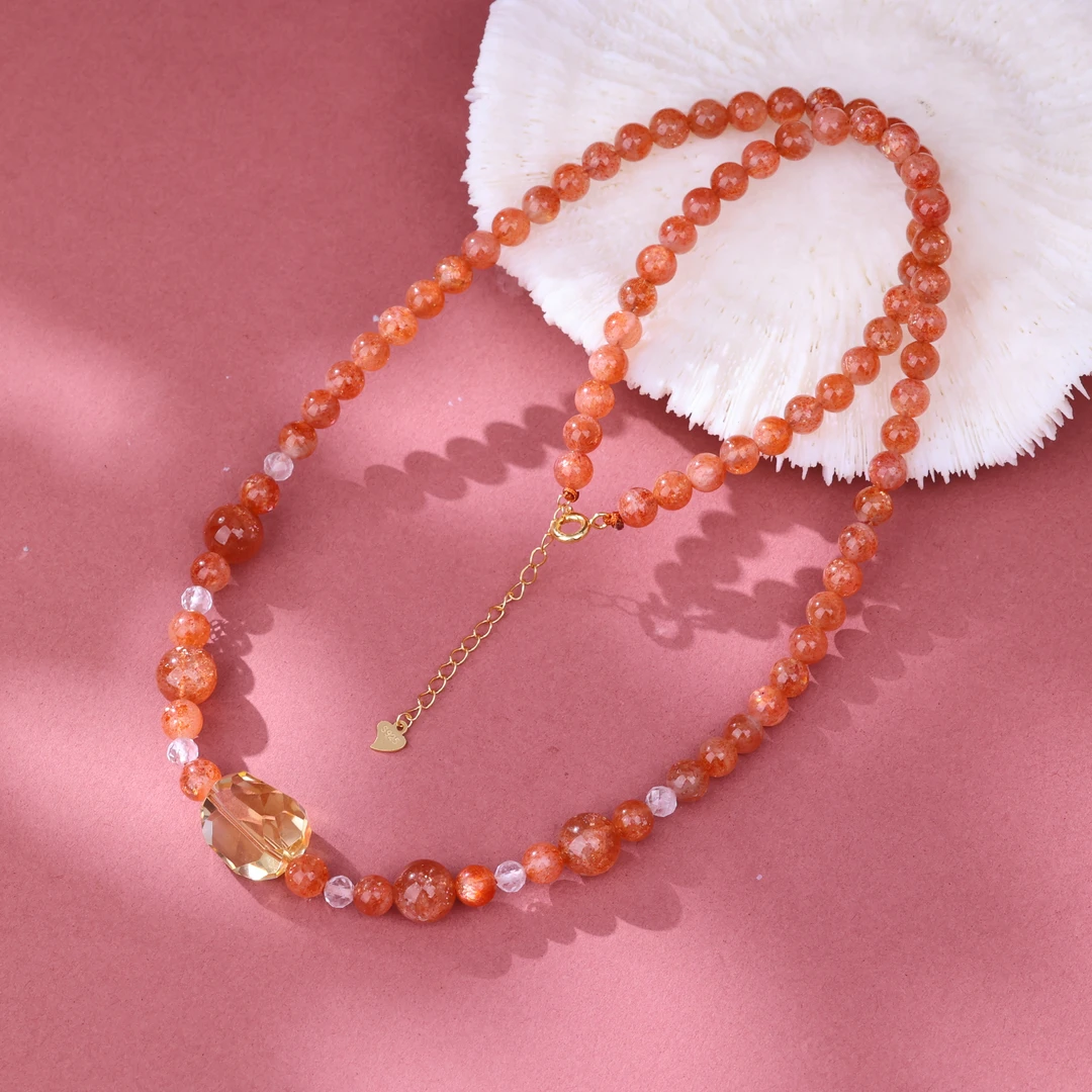 【央博玉】925银金太阳项链-YB93820450-多样性发一|BSJ2