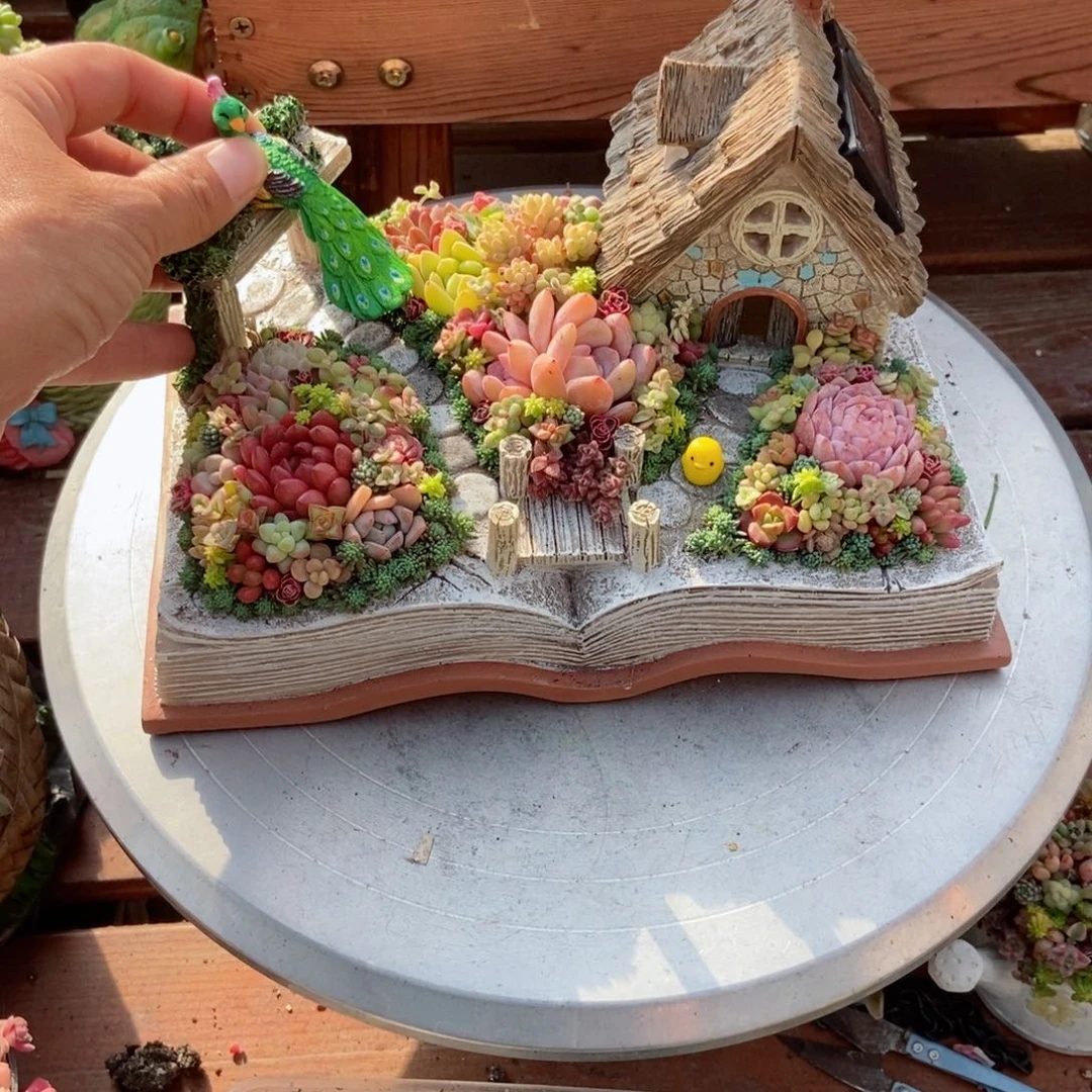 太阳能房子成品发货带植物