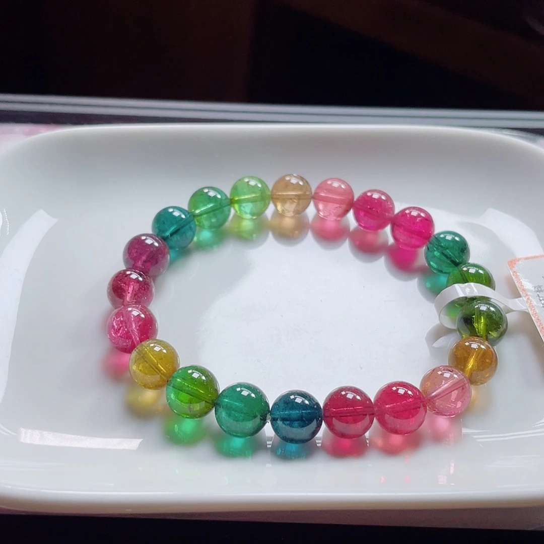 手链碧玺未镶嵌9mm左右