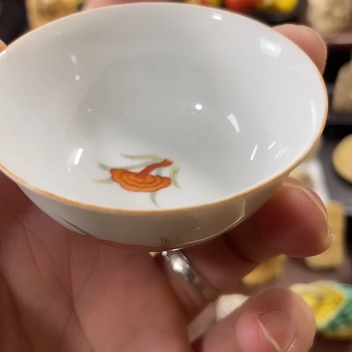 后***道瓷片精致雕刻工艺精湛