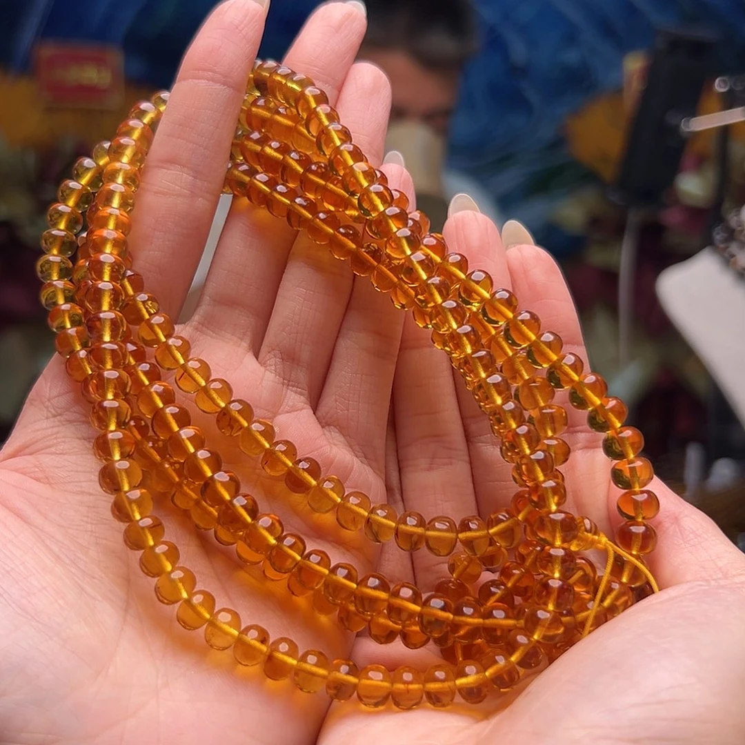 裸石琥珀未镶嵌抚顺琥珀20006七多样性发其一