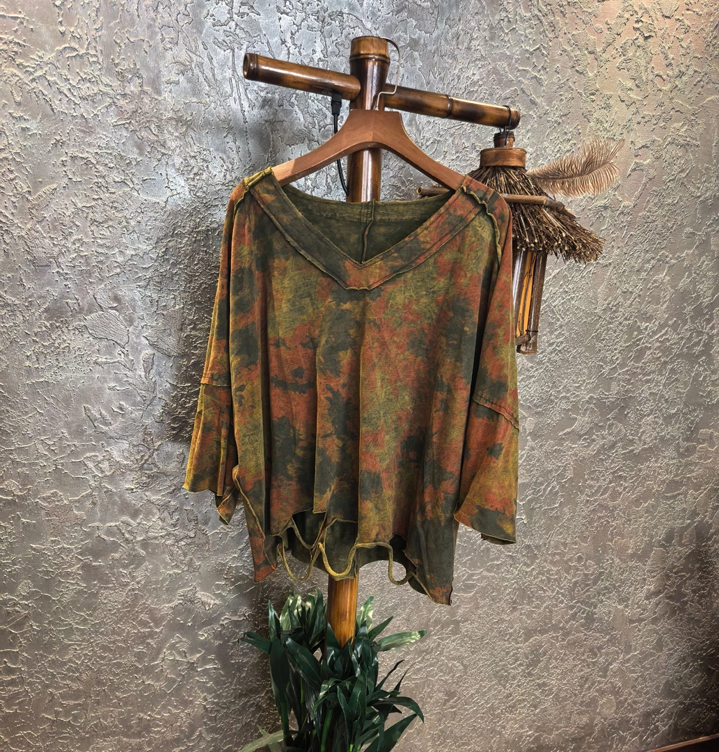 原沐分享 V领6036T恤