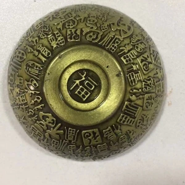 【斌仔推荐】高档复古青铜色百福小碗新中式茶具家用收藏摆件礼品