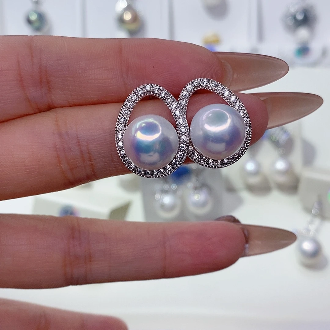 未镶嵌耳饰淡水珍珠