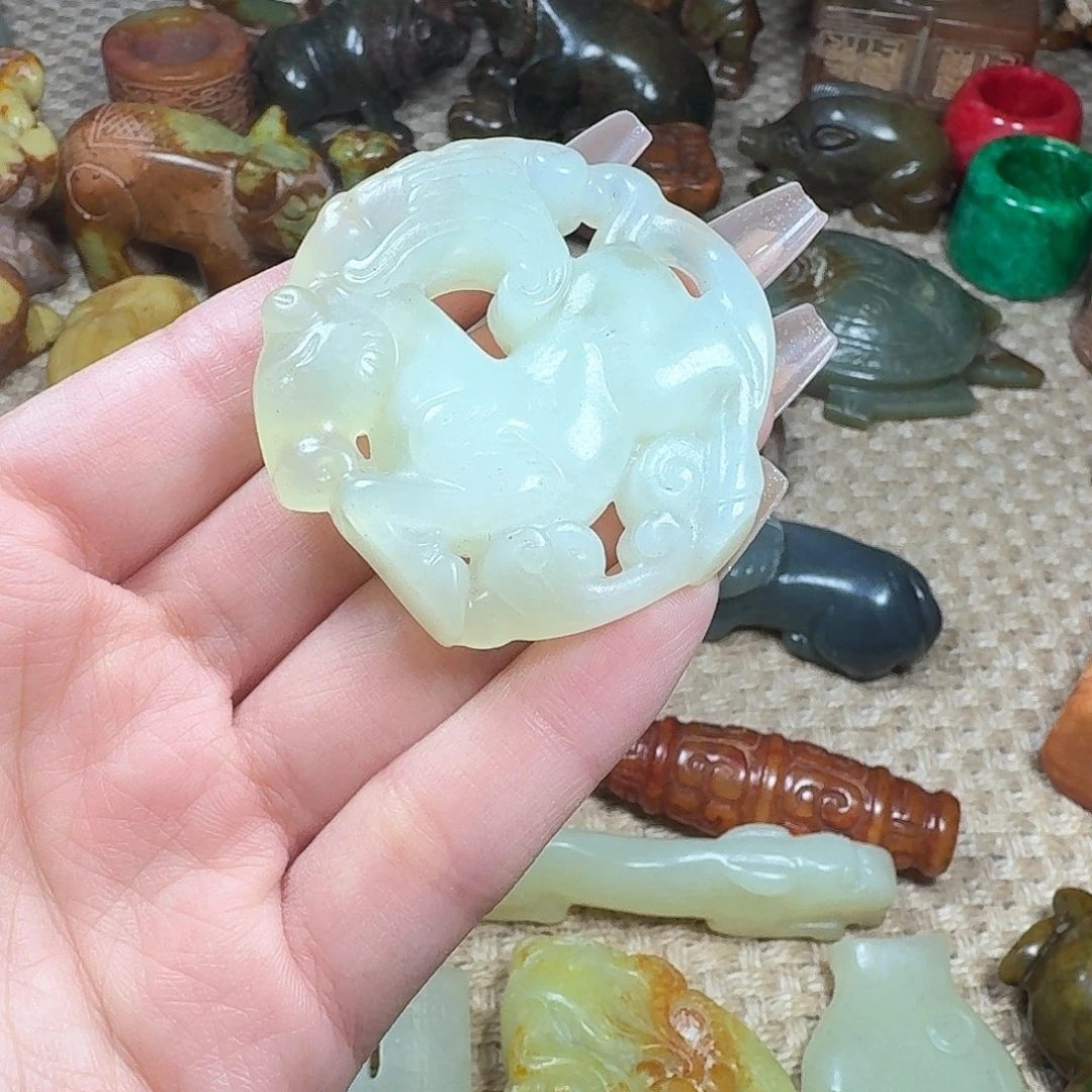 白玉菩提吊坠挂件