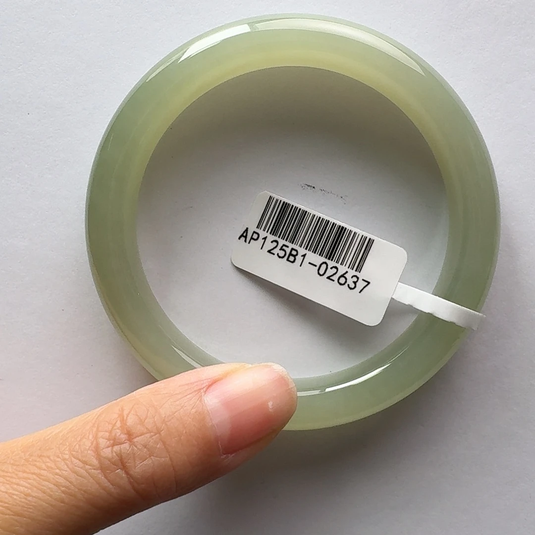 和田玉未镶嵌手镯57晴水