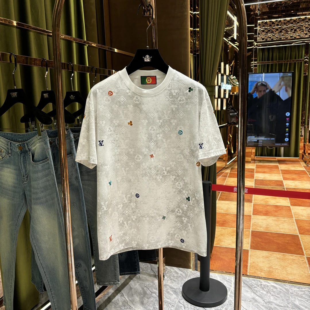 AX-PG 【新款短袖】 2025夏季潮流情侣时尚百搭短袖25023