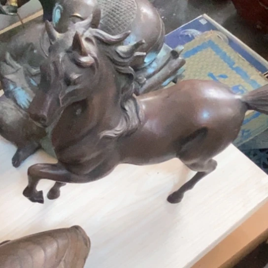 蜜安罐瓷香炉锡茶则