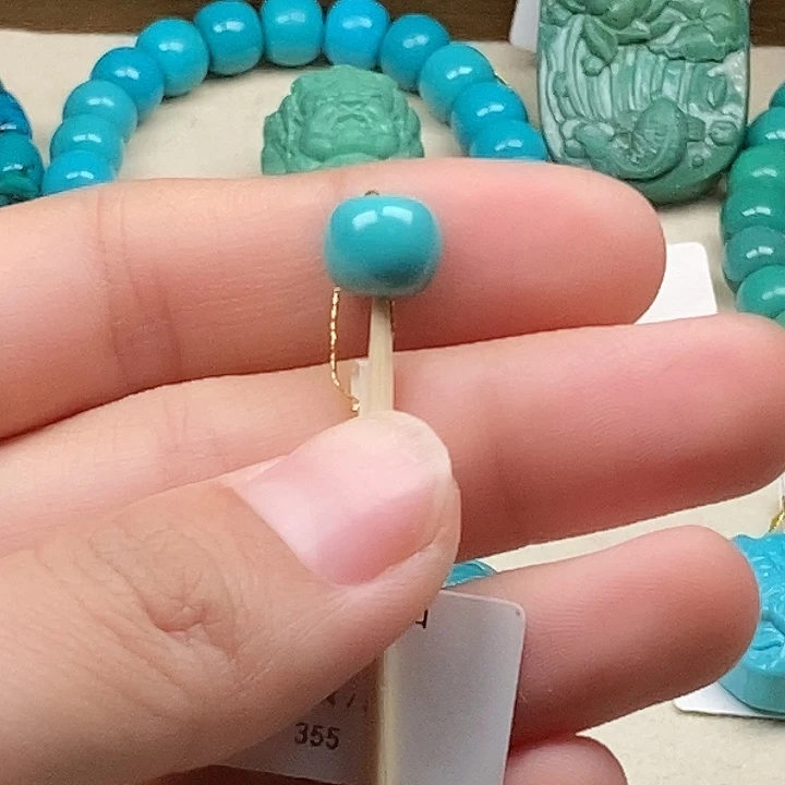 绿松石未镶嵌珠宝奇石8.8✖️7.3