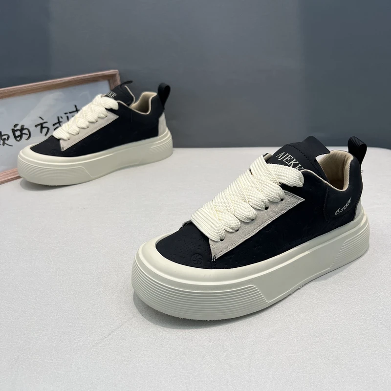 欧货厚底简约男生舒适青春潮流时尚轻奢网红休闲潮秋冬男鞋AJ1921