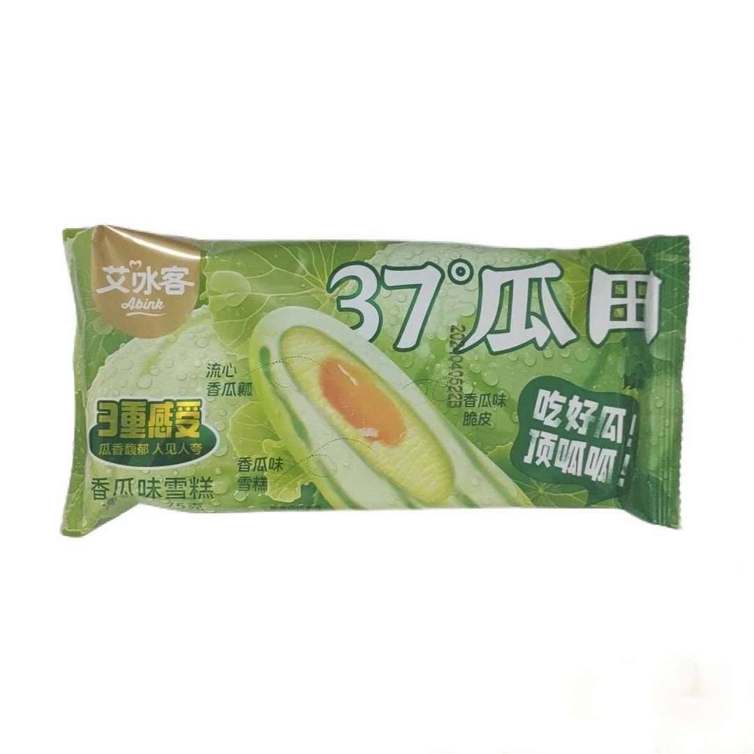4根  特价  艾冰客  37°香瓜味雪糕  75g/支
