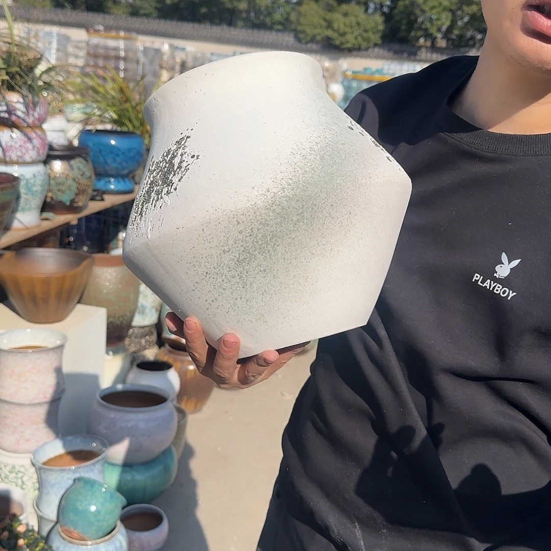 紫砂花盆王老板花盆1229-540高28口18