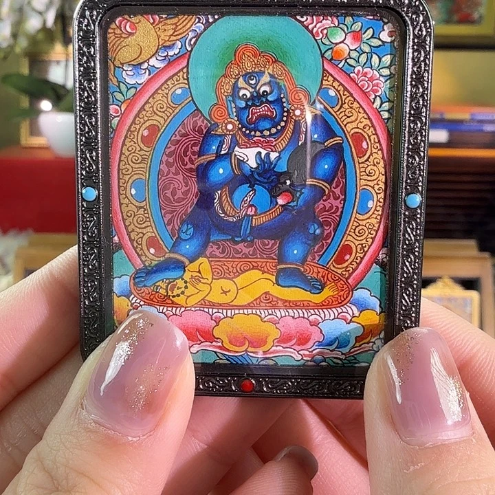 吊坠黑CC纯手绘扎西