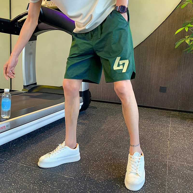 哈逊梅奈夏季男士短裤潮流时尚薄款宽松五分裤外穿运动休闲男裤