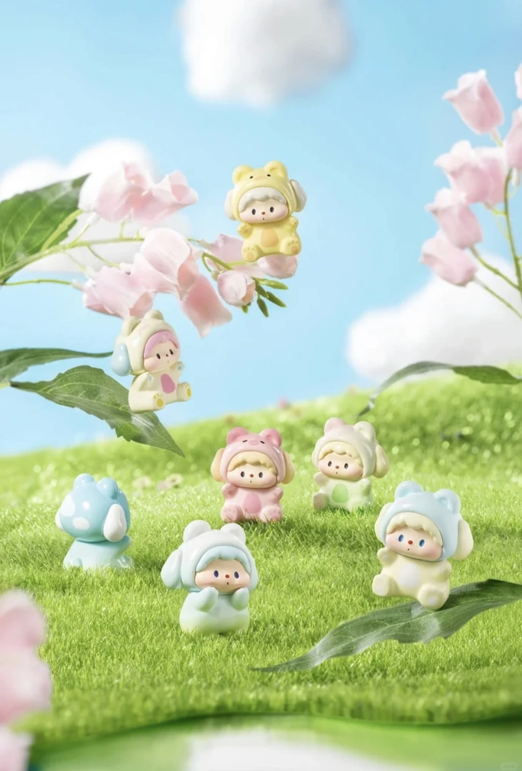 【盲盒】噜噜狗的小熊派对2.0春日野餐萌粒盲盒