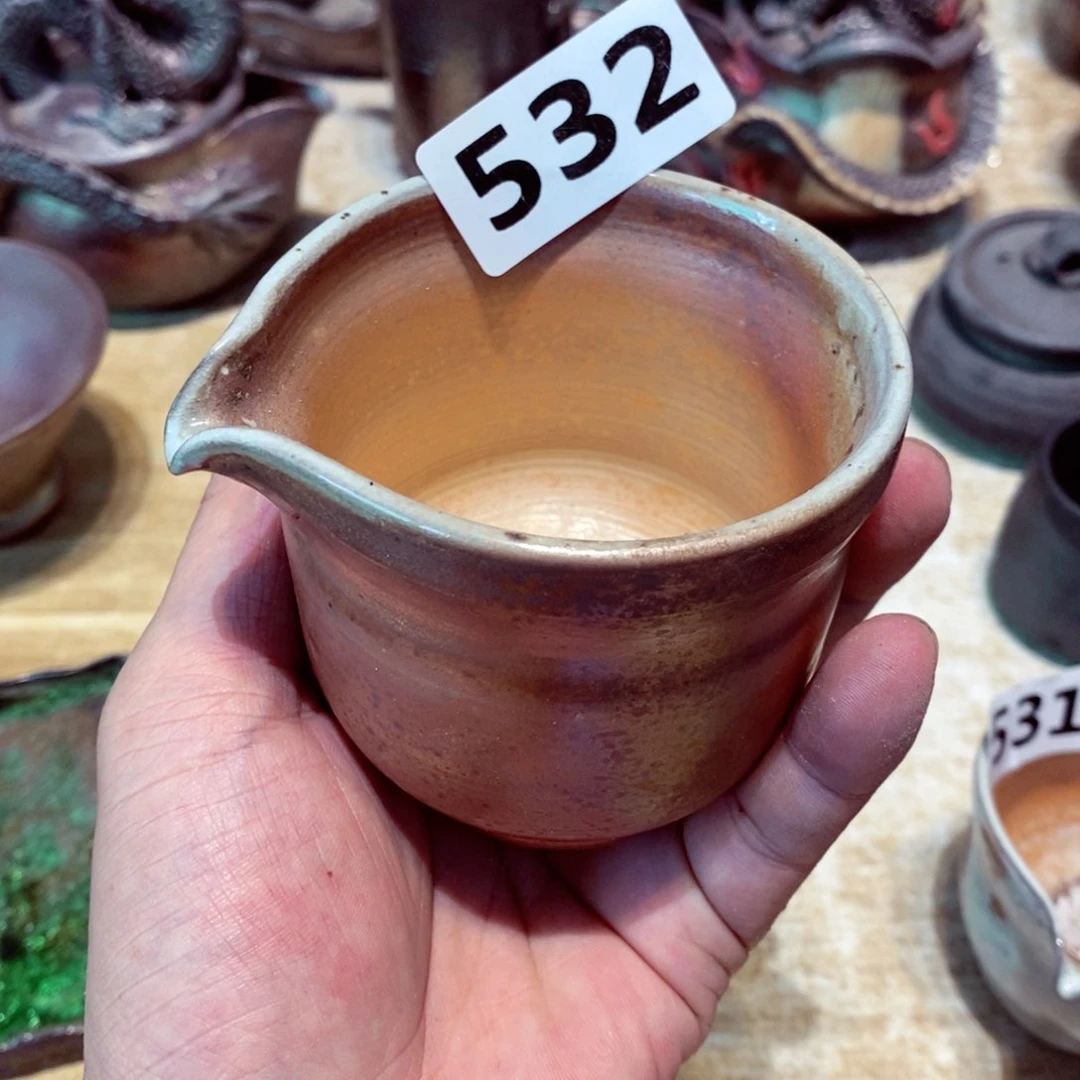 柴烧茶具陶瓷杯子