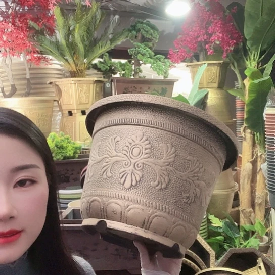 复合圆35花盆5个有孔