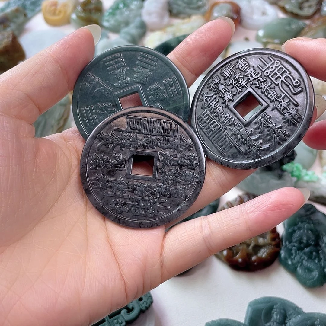 未镶嵌定制翡翠平****乐翡翠