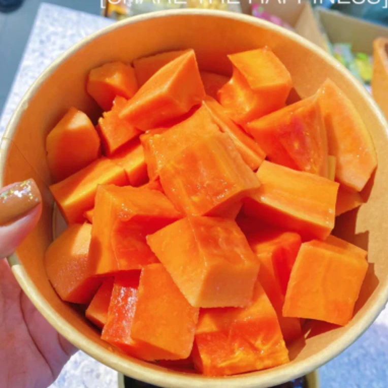 果切同城送海南空运树上熟木瓜切盒 一盒海南省