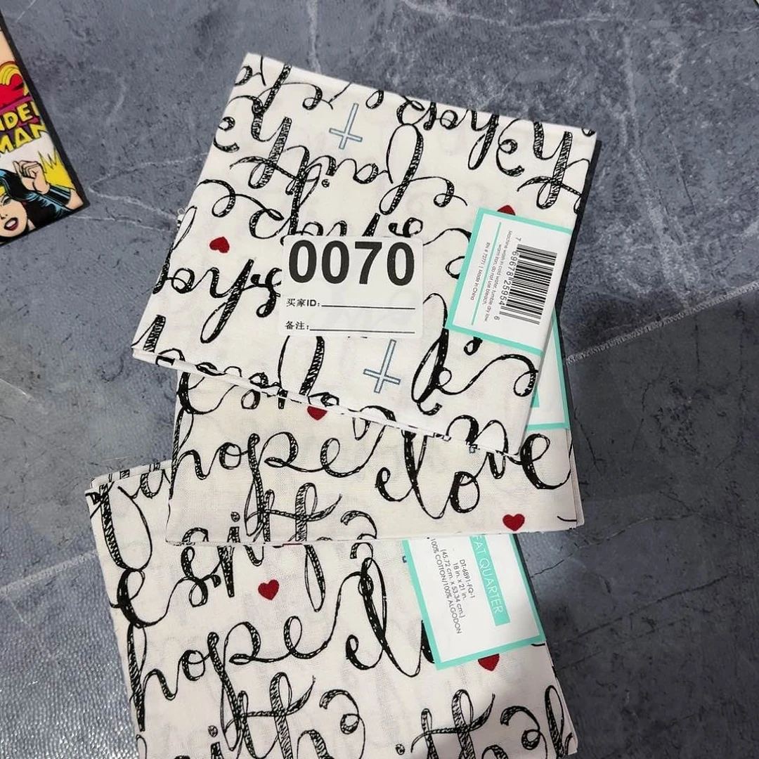 3片一组45 X50品牌纯棉平布