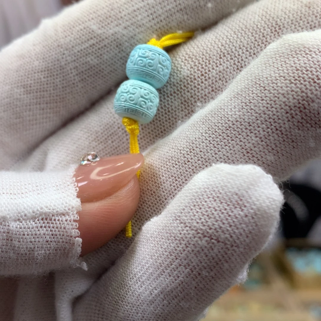 绿松石未镶嵌挂件