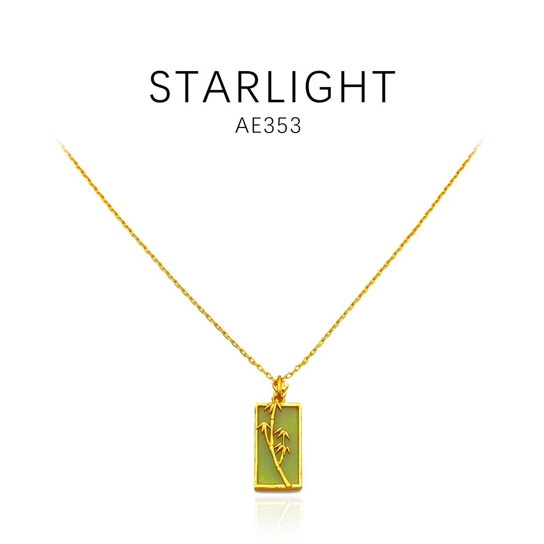 铜合金项链 中古风设计款轻奢气质百搭项链~AE353