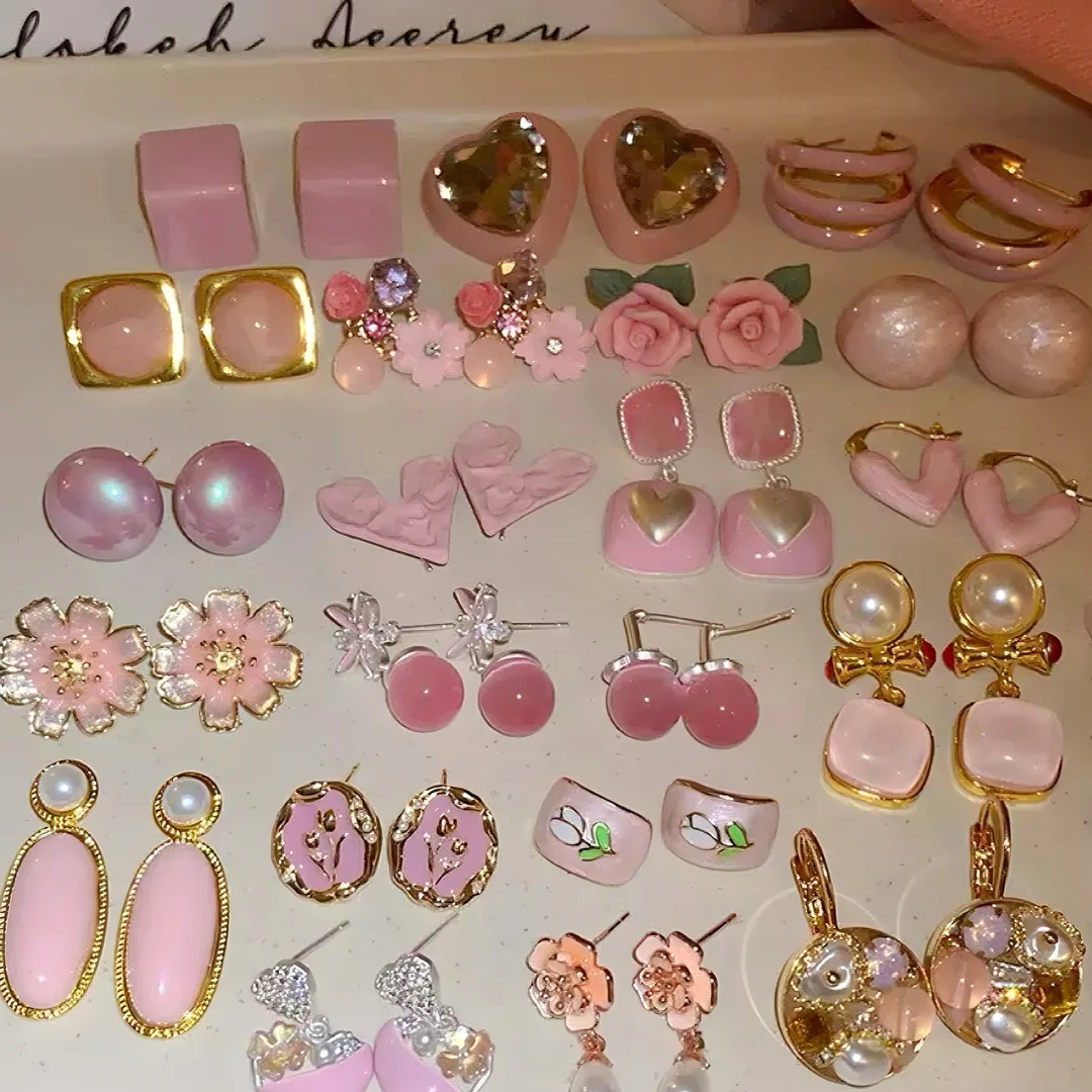 时尚气质可爱百搭ins小众少女心精致甜美耳环