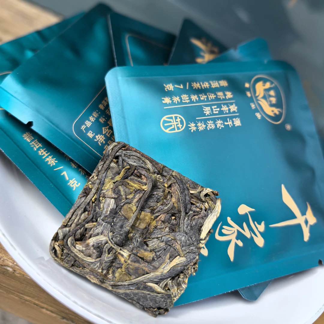 云南普洱 2024年 千家寨古树 7克小方片