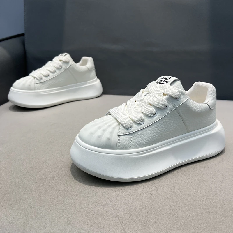 潮牌男士秋季新款厚底增高休闲鞋韩版简约潮流舒适男鞋TT118-197